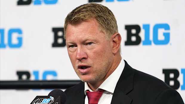 Scott Frost 2022 Big Ten Media Days USATSI_18747423